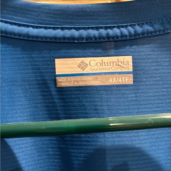 Columbia men's shirt size 4x Omni wick short sleeve - Picture 3 of 4